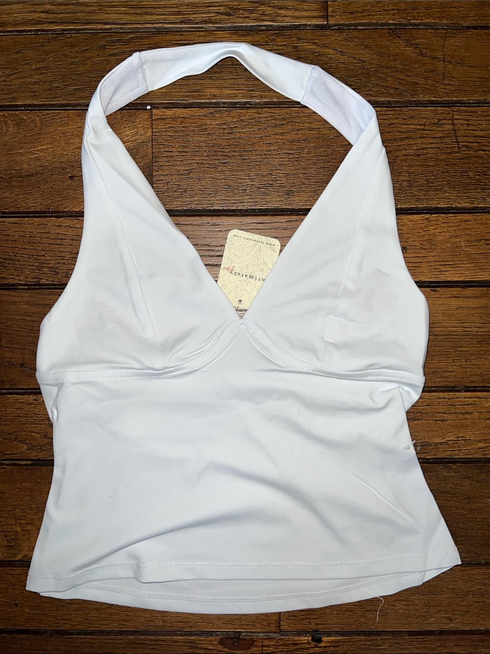 Free People White Still Here Top Size Extra Small XS New With Tags NWT